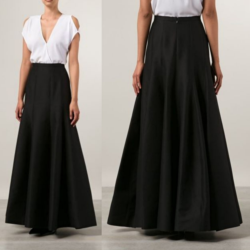Halston Heritage Black Maxi Dress